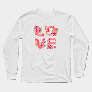 Floral Love Long Sleeve T-Shirt